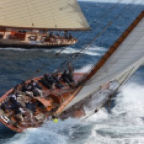Classic sailboat royal regatta cannes